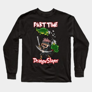 Quest of the Gaming Dragon Slayer: Unleash Your Skills and Conquer the Digital Realms Long Sleeve T-Shirt